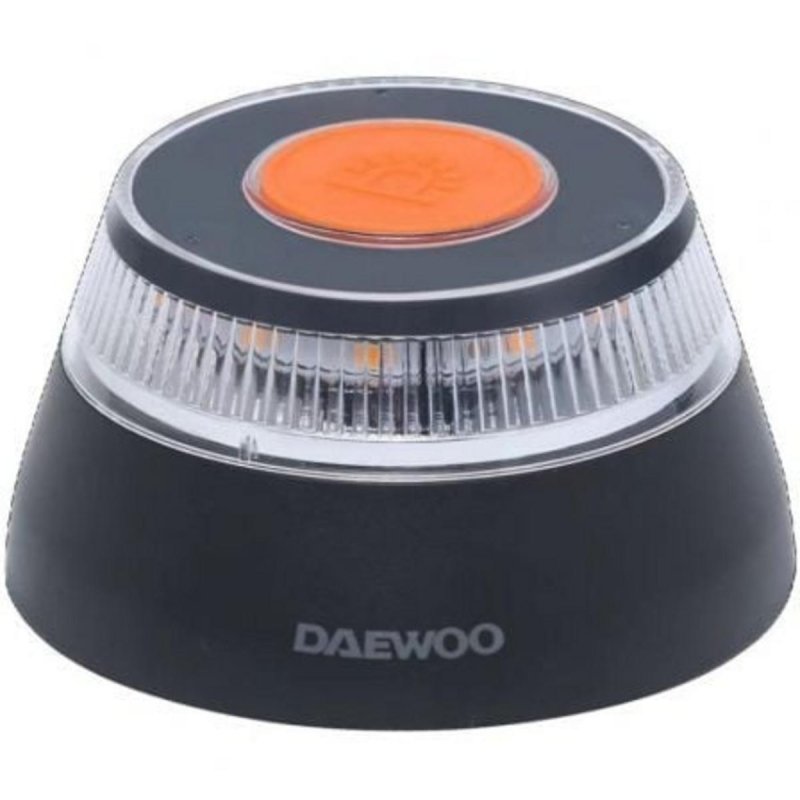 Detalle 1 de Baliza de emergencia Daewoo DW5001 V16 geolocalizable con imán e IP54 (pila incluida)