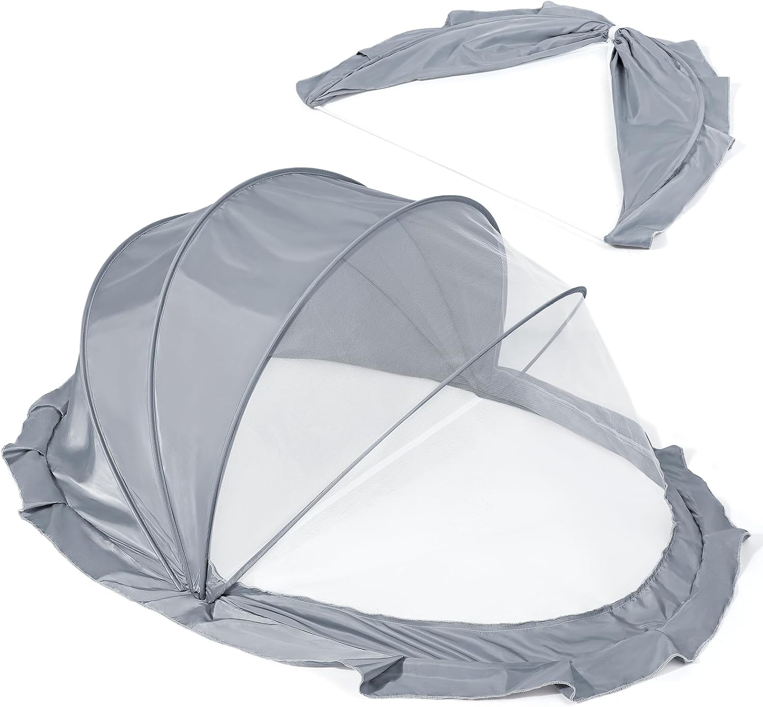 Thumbnail 6 de Orzbow faltbares Baby-Moskitonetz-Zelt (atmungsaktiver Lichtschutz), tragbar für drinnen & draußen