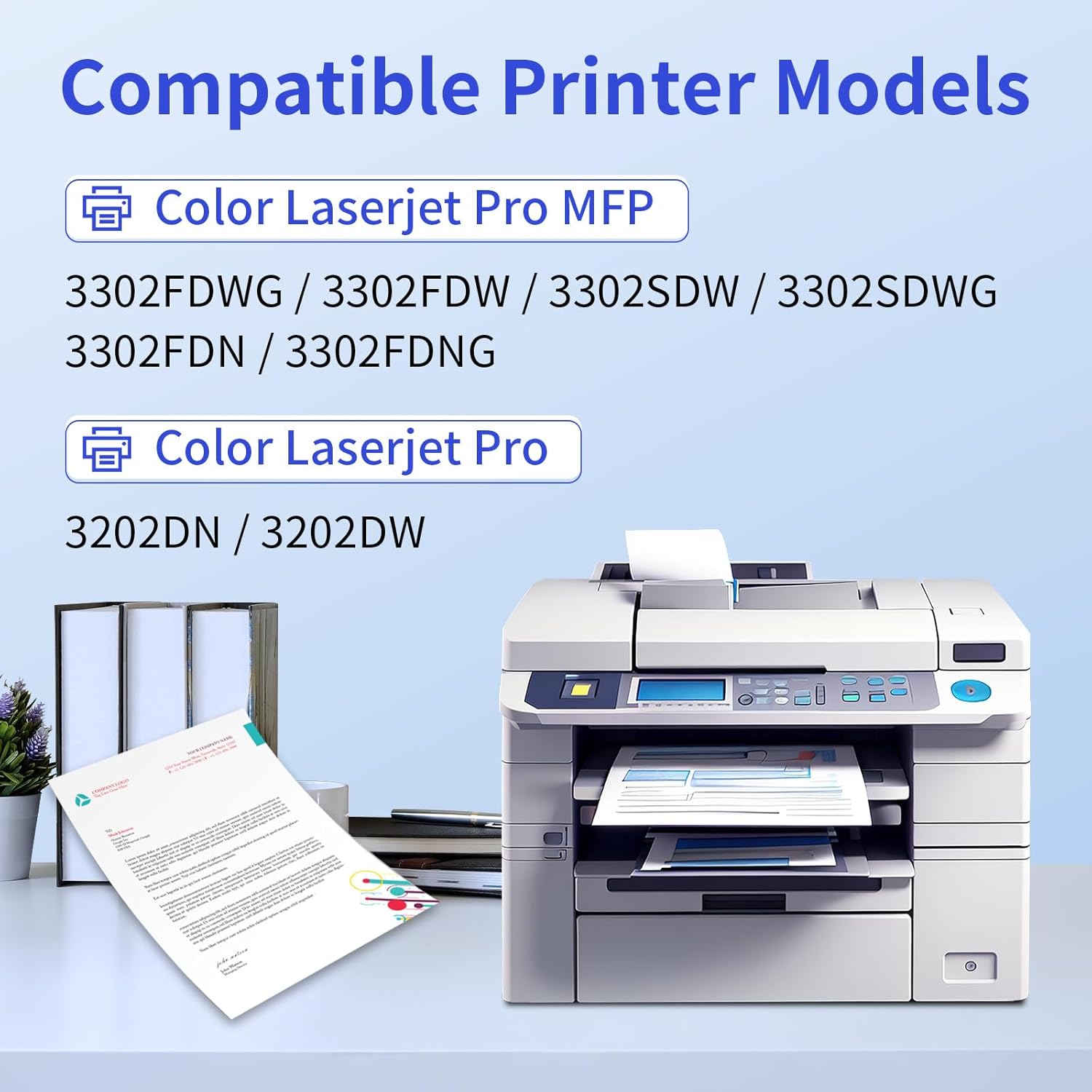 Thumbnail 1 de MYCARTRIDGE Ricambio toner HP 219A (set con chip) per HP Color LaserJet Pro MFP 3302 — confezione da 4