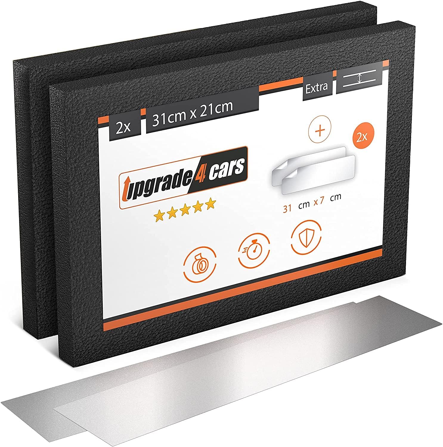Detalle de Upgrade4cars Protection Mur Voiture 2 Plaques