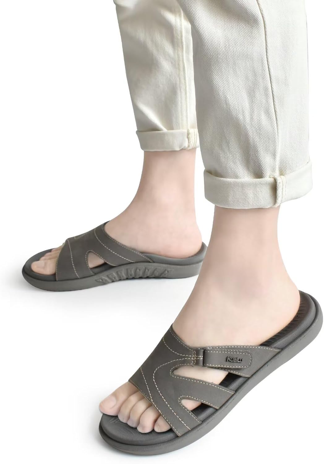 Thumbnail 1 de KuaiLu Women’s Fashion Orthotic Slides with Arch Support & Memory Foam Footbed