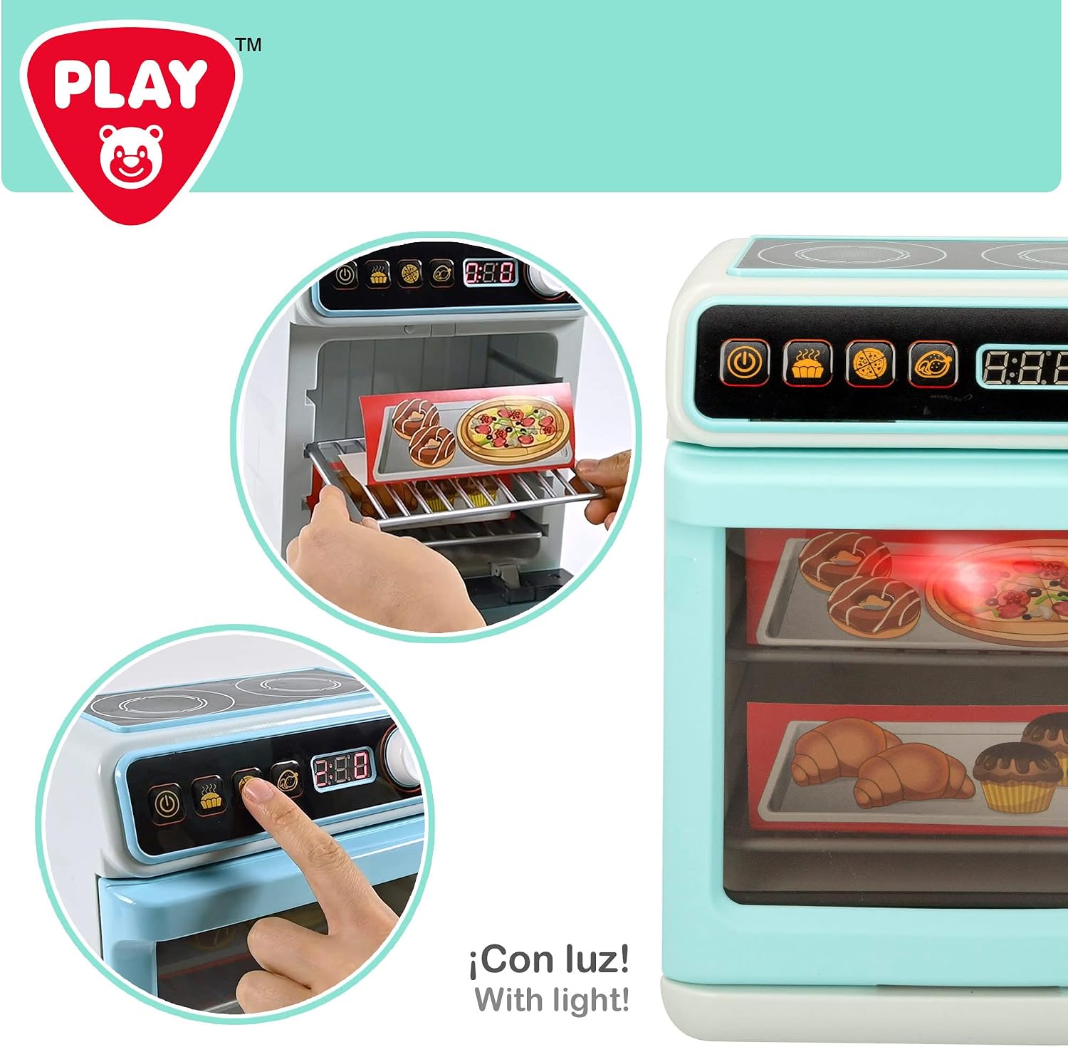 Thumbnail 3 de ColorBaby 46901 Play toy oven with lights, sounds and removable trays