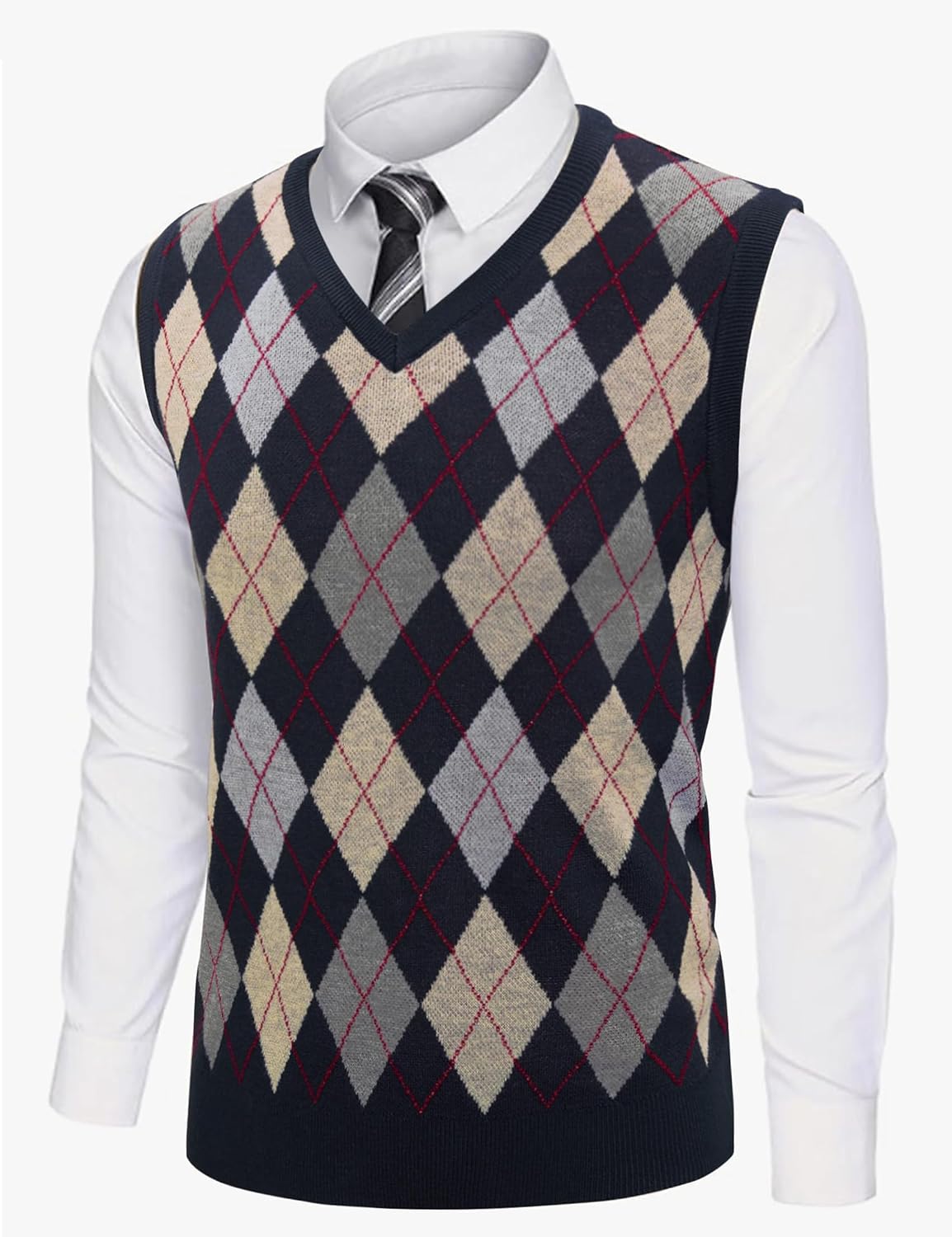 Thumbnail 1 de Sykooria Gilet Maglione Scollo V uomo
