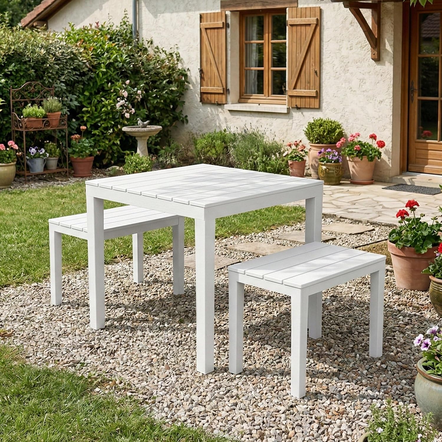 Detalle de Dmora Moncalieri set salotto esterno 78×78 cm
