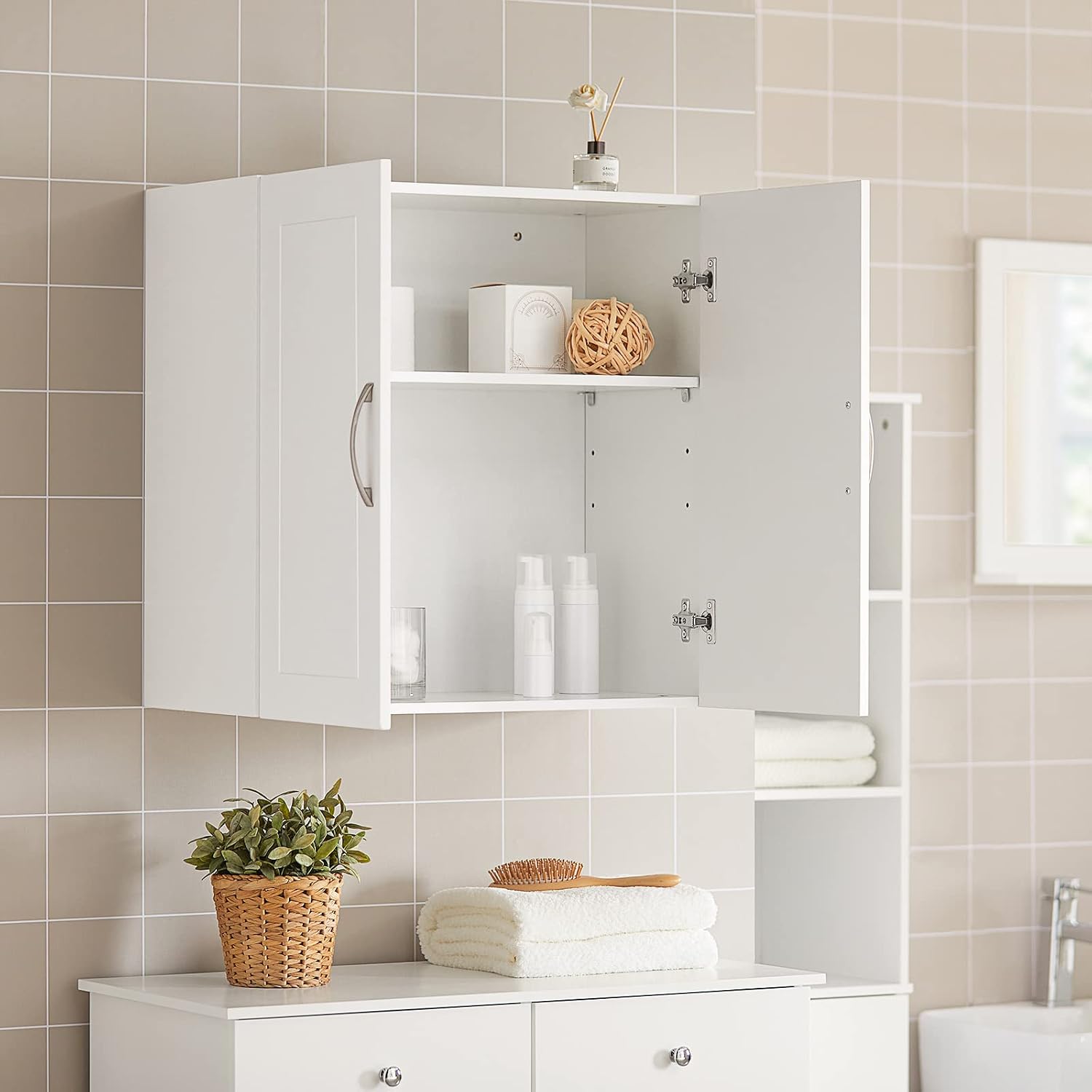 Detalle 2 de Haotian FRG231-W wall cabinet 23.6"