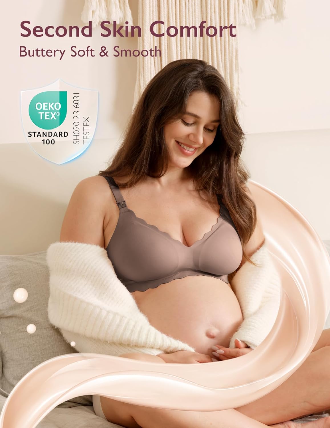 Thumbnail 1 de Momcozy Nursing Bra Seamless Wireless Support