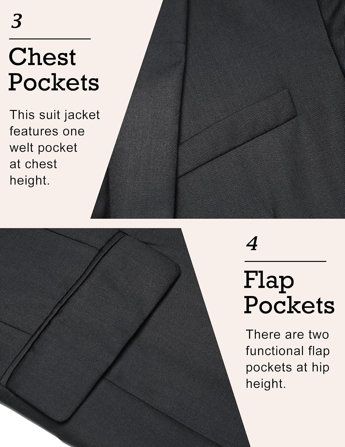 Thumbnail 4 de COOFANDY Men's Sport Coat in Twill