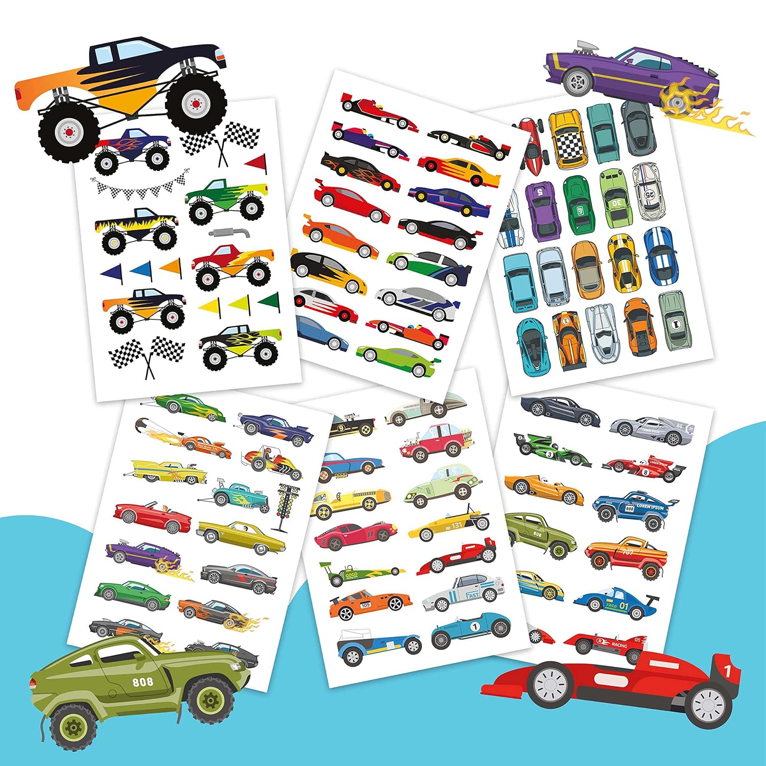 Thumbnail 5 de Papierdrachen Kindertattoos Set 25