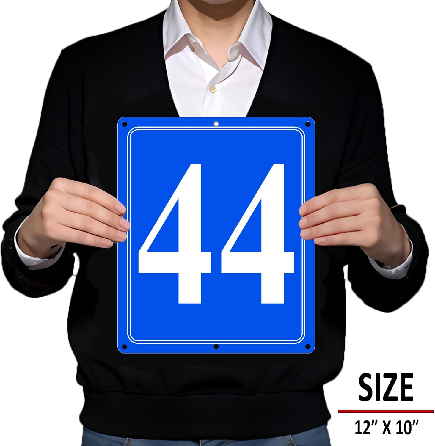 Detalle de i-CowFun Aluminum Number Sign 12 x 10 in