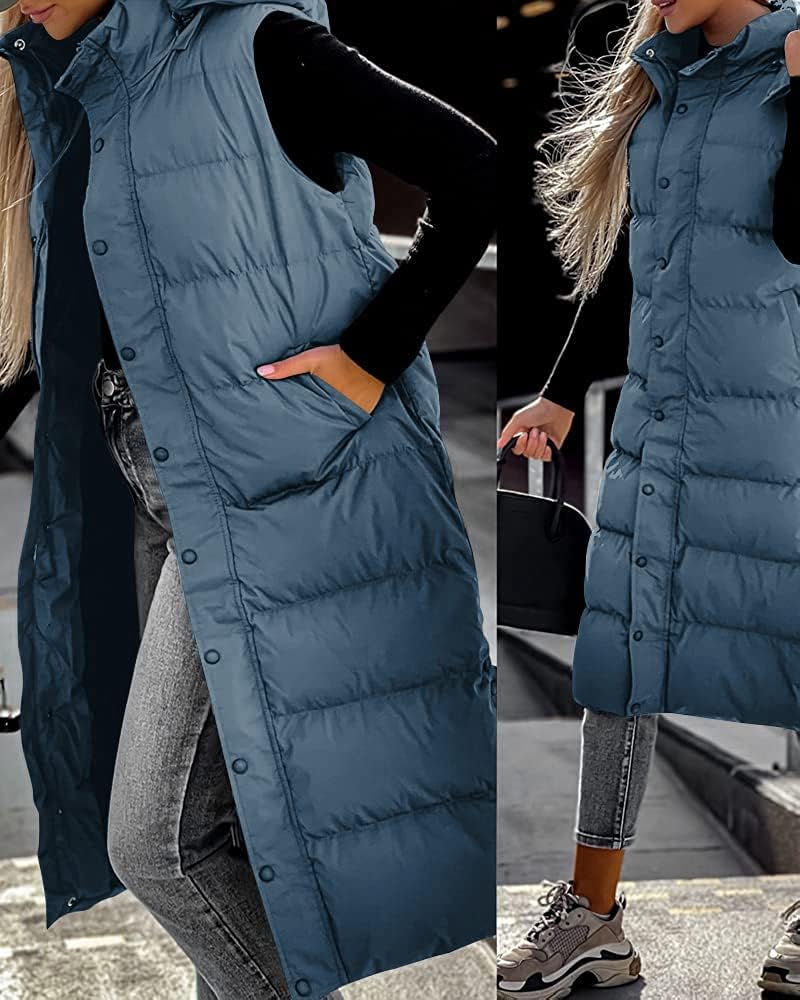 Detalle 2 de Grlasen Women's Puffer Vest, Polyester