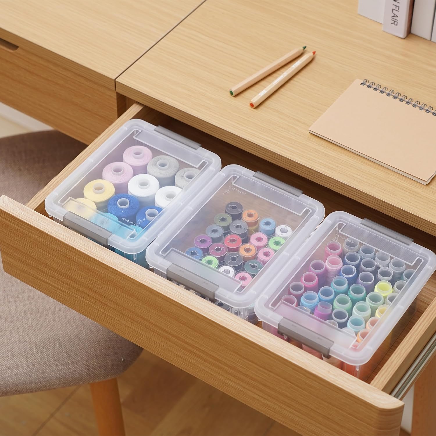 Thumbnail 4 de Citylife 10 Pack Storage Boxes 1.25L