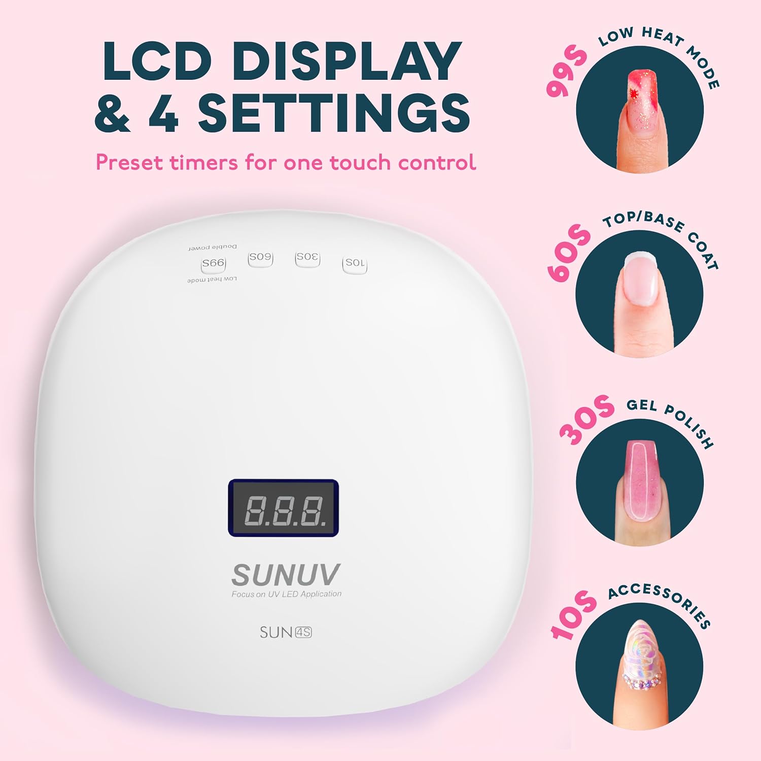 Thumbnail 1 de SUNUV UV LED Lampe Nageltrockner mit LCD und Sensor 💅