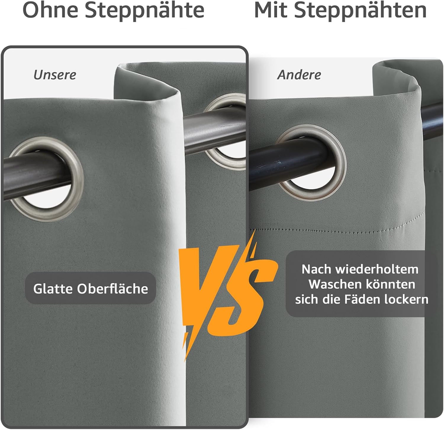 Thumbnail 6 de TOPICK Verdunkelungsvorhänge 175x140 2er