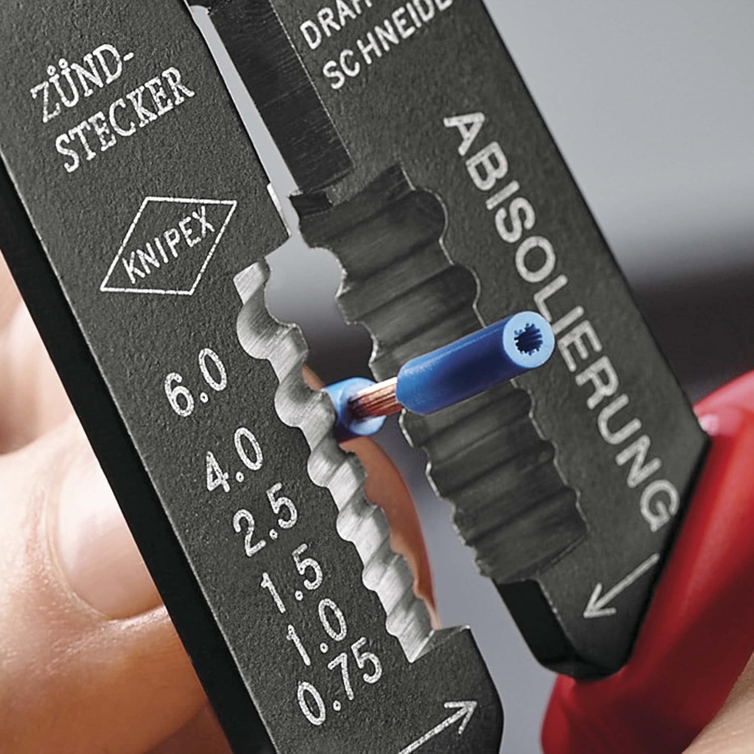 Thumbnail 5 de クニペックス KNIPEX 9721-215B クリンピングプライヤー 切断・皮むき・圧着対応