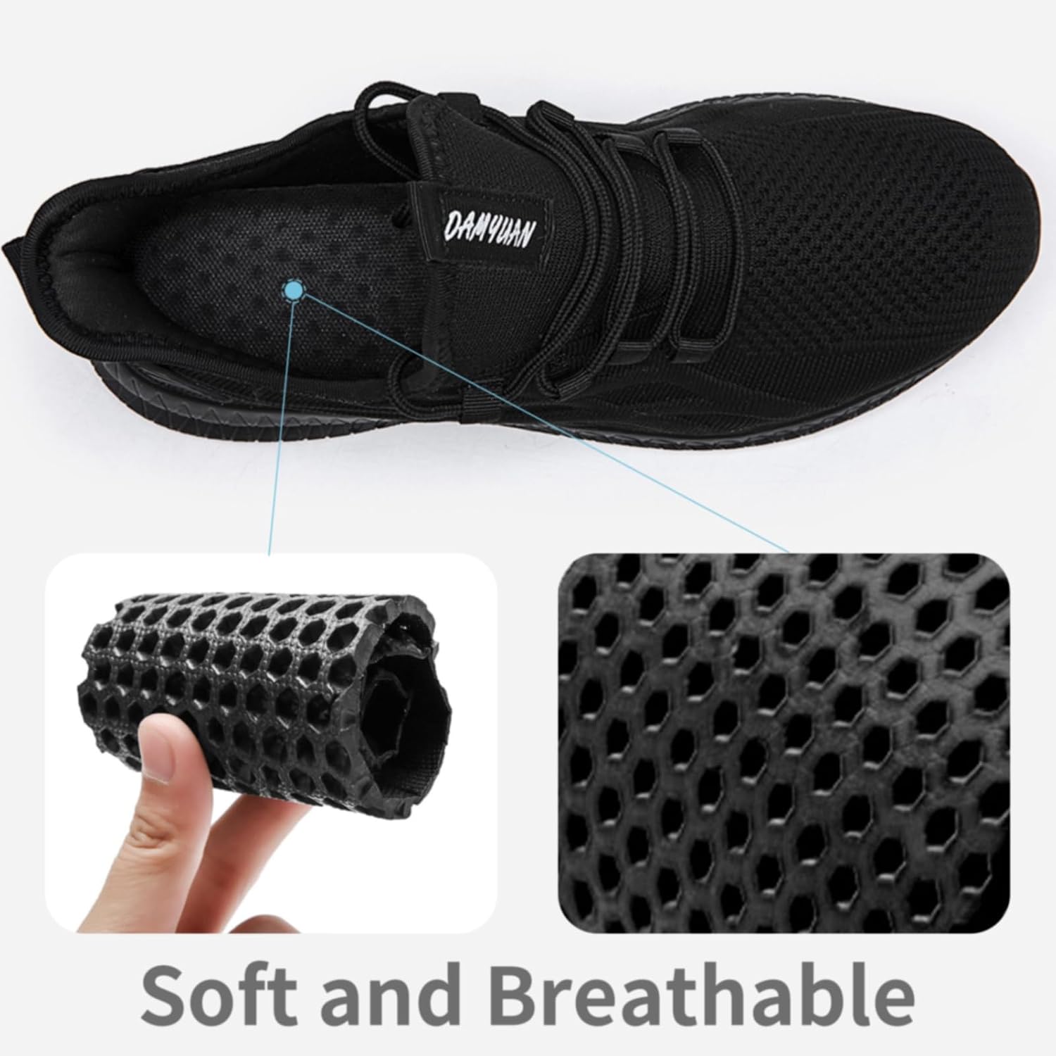 Thumbnail 3 de JUEQIBAA Mens Trainers