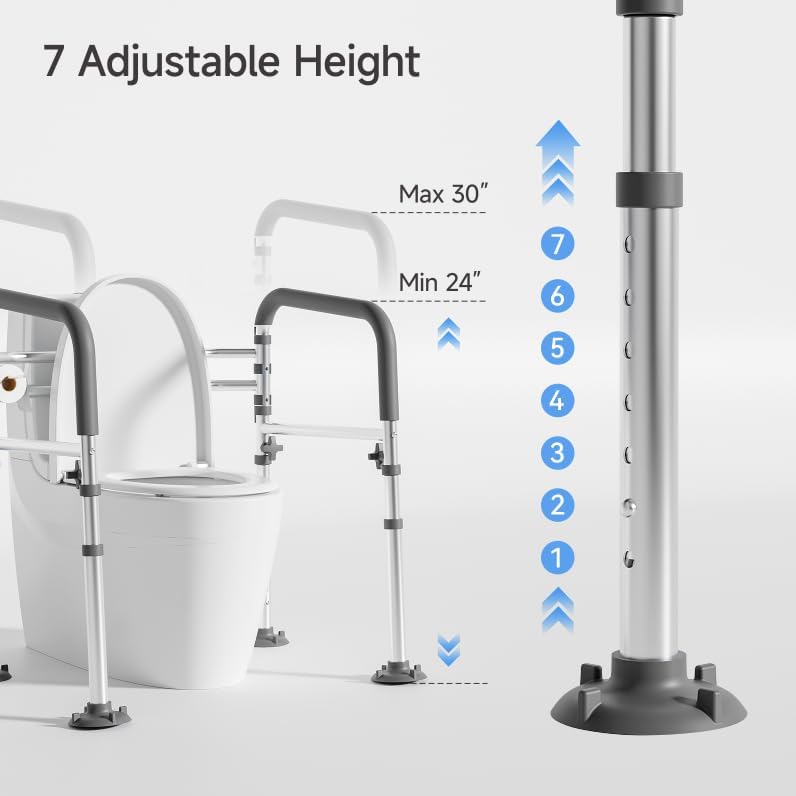 Thumbnail 2 de Loyoda Toilet Safety Rails, height-adjustable ⚙