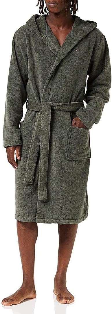 Thumbnail 6 de Tommy Hilfiger Peignoir de Bain Homme Col Tissu Éponge — Confort intemporel et logo discret