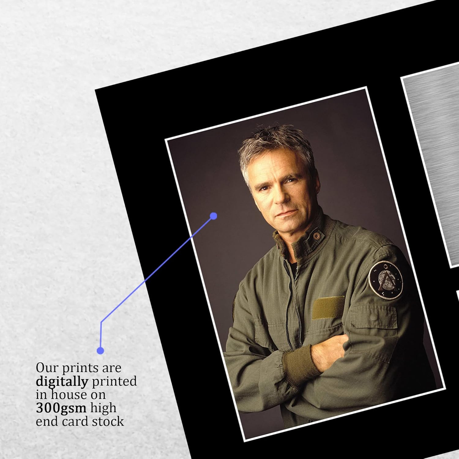 Thumbnail 3 de HWC Trading A4 Richard Dean Stargate SG-1 signed autograph picture (printed, mounted display)