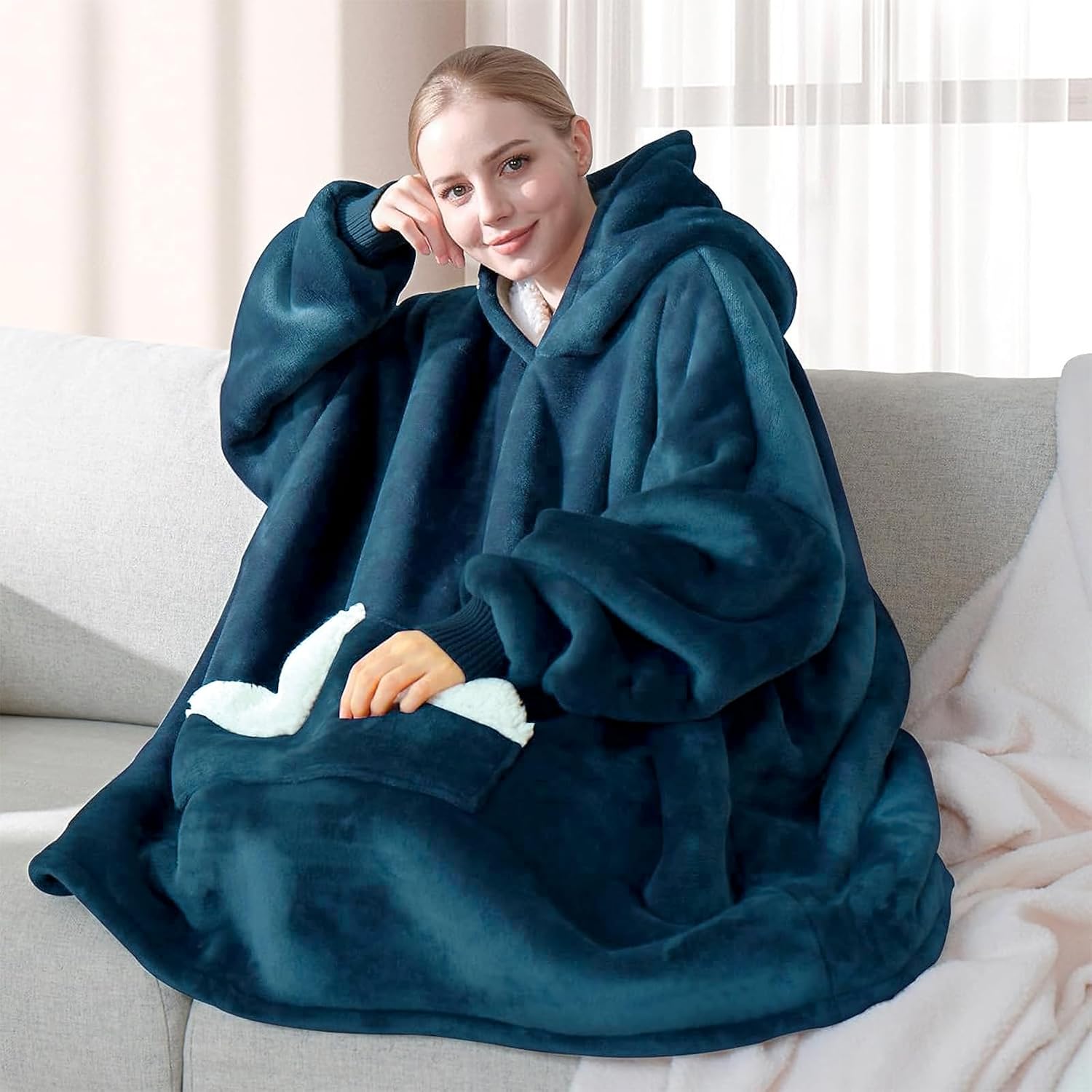 Detalle de Touchat Wearable Blanket Hoodie