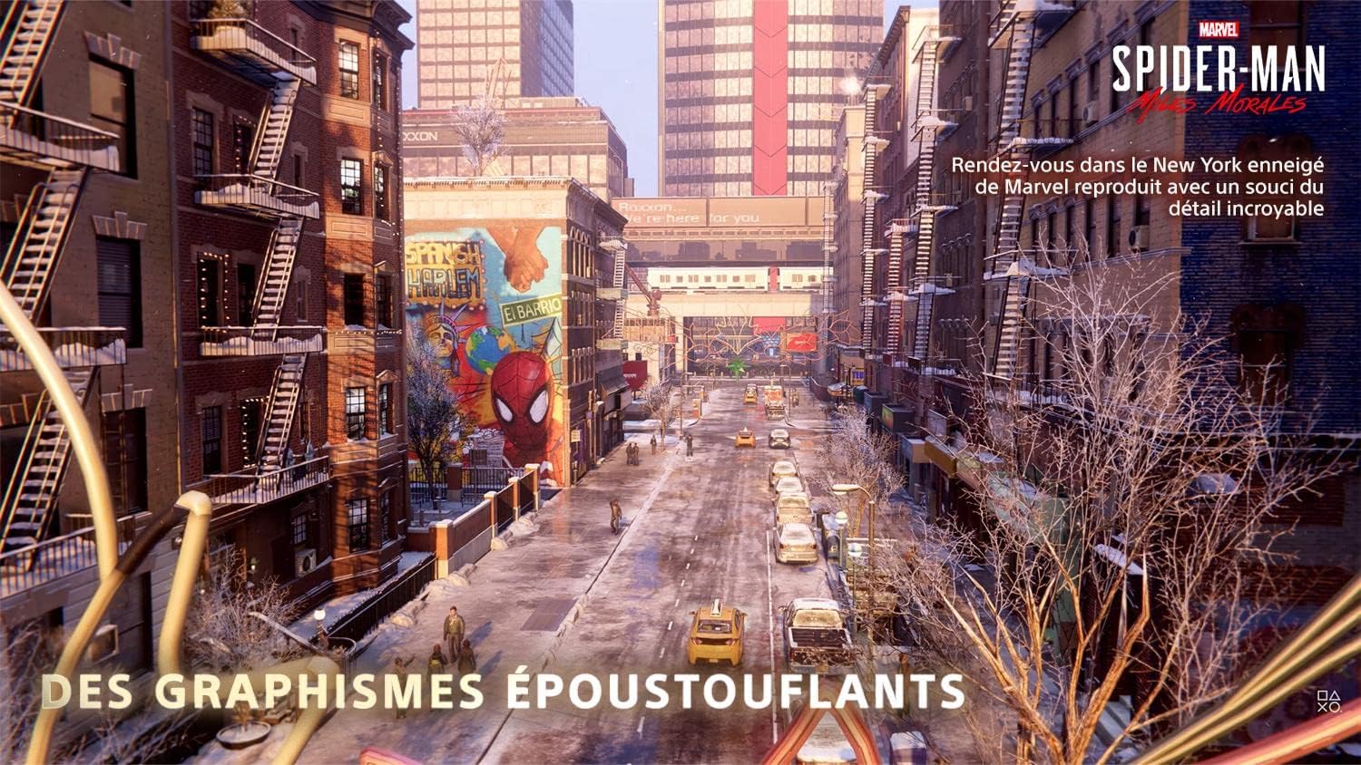 Detalle 2 de Sony Marvel’s Spider-Man : Miles Morales sur PS5 – Édition Standard physique (CD), en français