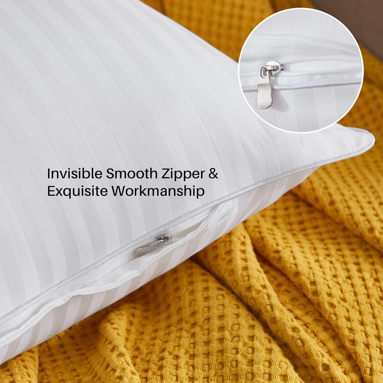 Thumbnail 4 de Oubonun 18x18 Throw Pillow Inserts 2-Pack