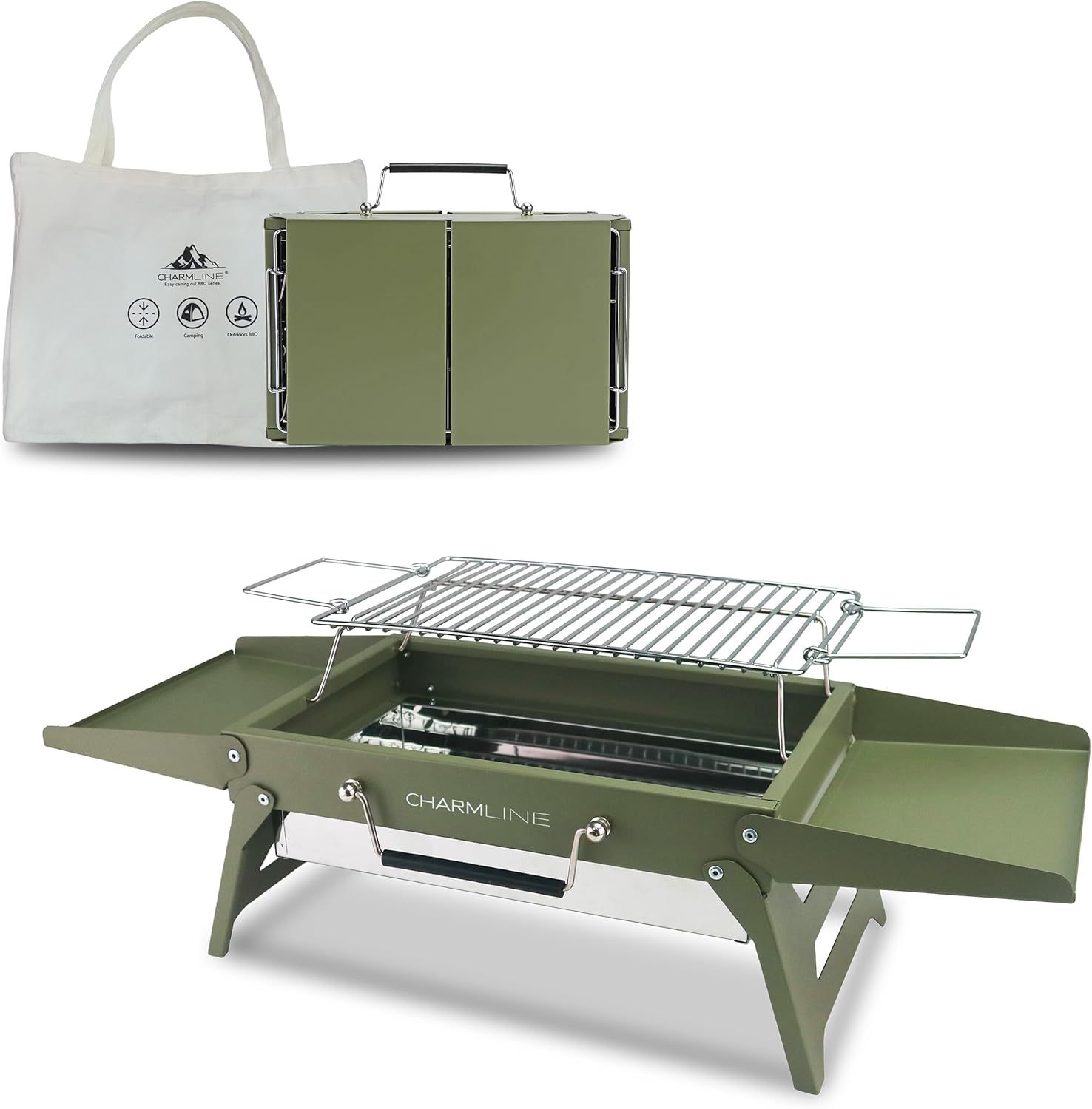 Detalle de Charmline 34x23 cm Charcoal Grill