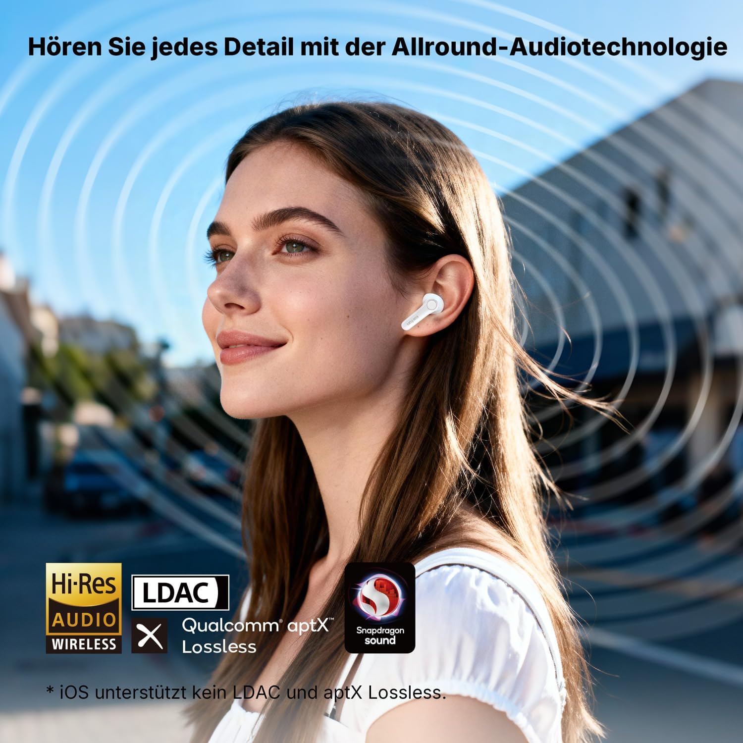 Detalle 2 de EarFun Air Pro 4+ Bluetooth Kopfhörer 54 Std.