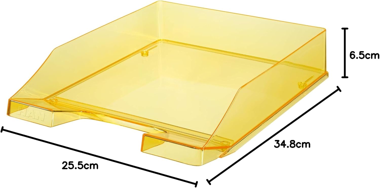 Thumbnail 6 de HAN 1026-X-25 | Corbeille à courrier KLASSIK — transparente, haute brillance, lot de 6