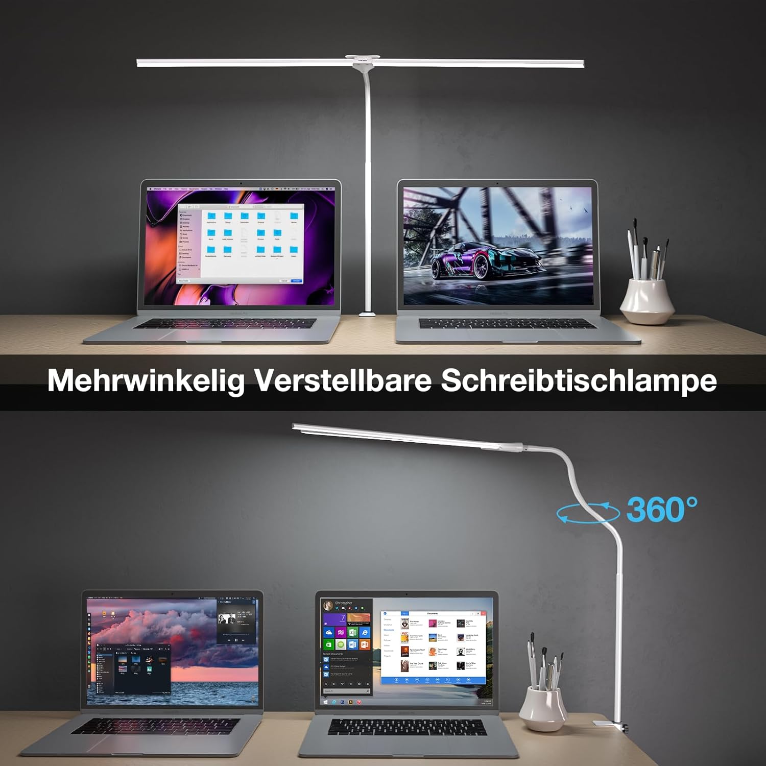 Thumbnail 3 de Hensam LED Schreibtischlampe 80 cm 💡