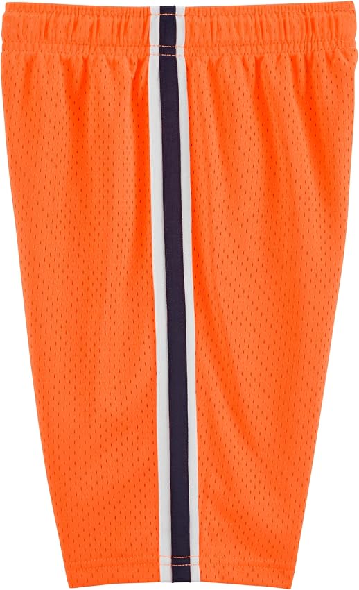 Detalle de Simple Joys Carter's 3-Pack Shorts para Bebés, Azul y Naranja 👶