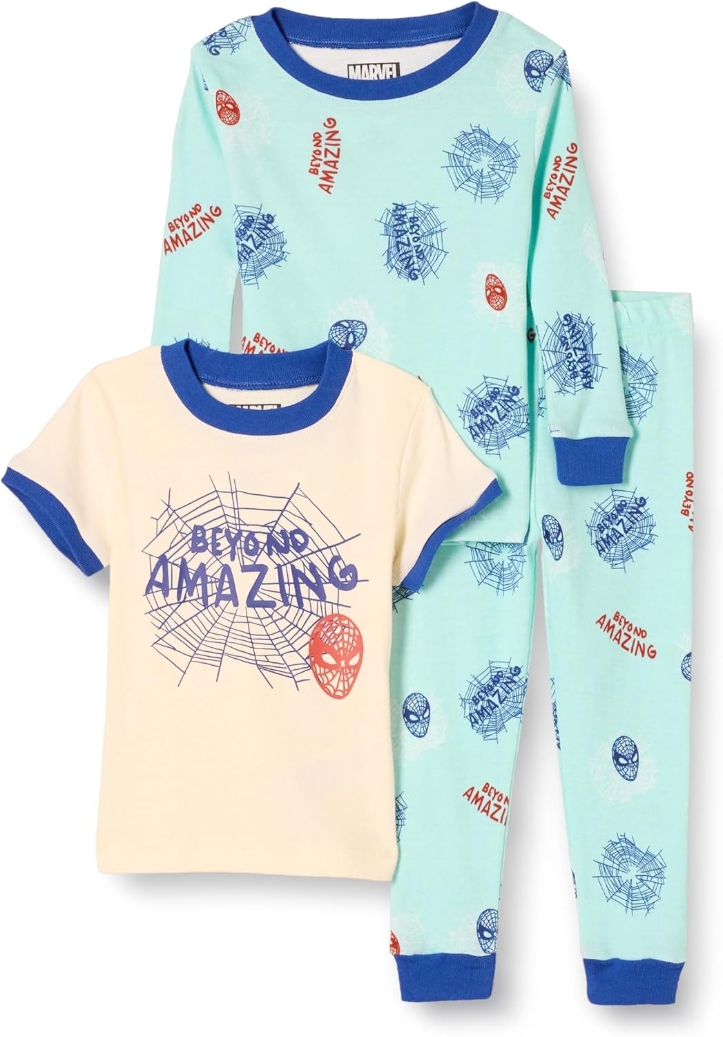 Thumbnail 5 de Amazon Essentials Bambini e Ragazzi Pigiama aderente in flanella, set da 3 pezzi