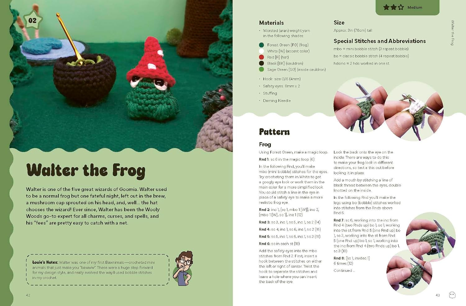 Detalle de Crochet Goomis Amigurumi Book: 50 Characters, Difficulty Ratings and Video Links