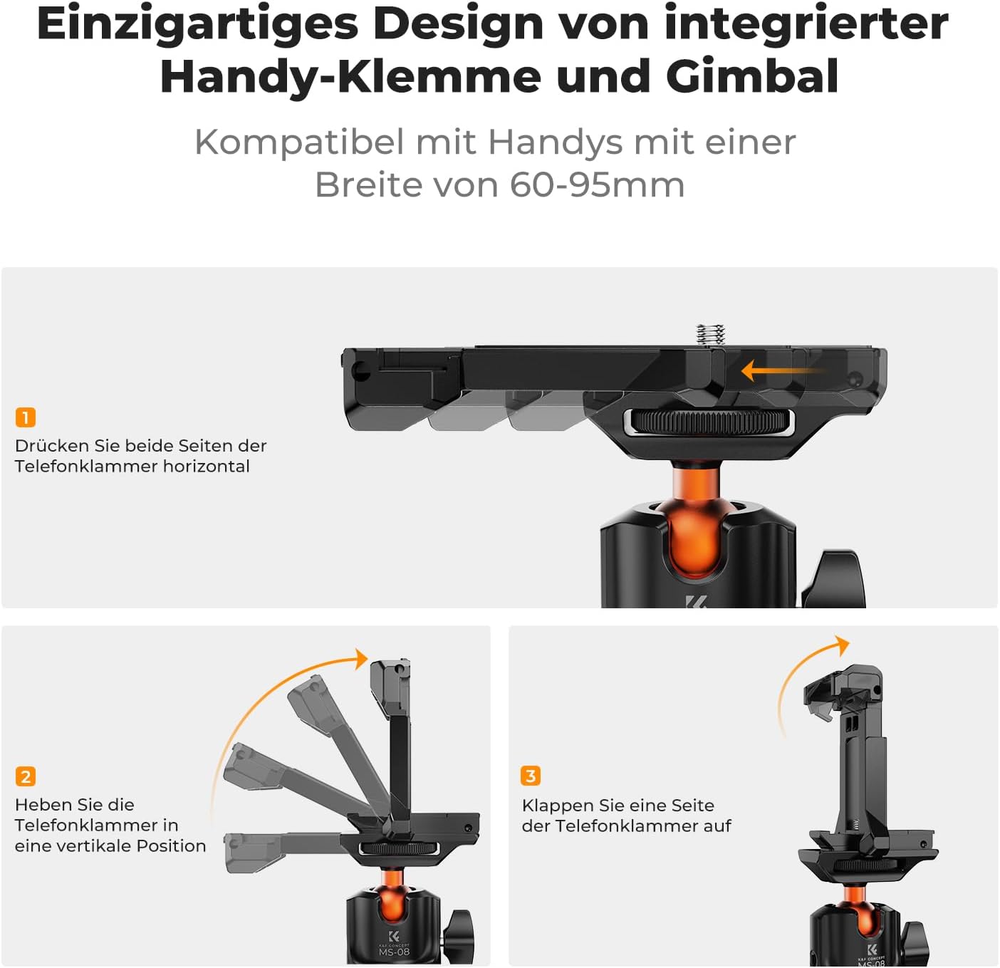 Thumbnail 3 de K&F CONCEPT Magnetische Kamerahalterung 3 kg