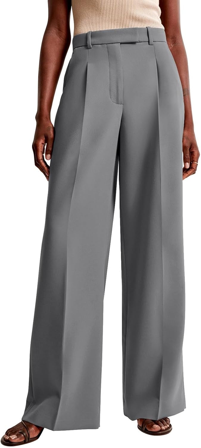 Thumbnail 6 de NIMIN Women Wide Leg Pants High Waisted Dressy Work Trousers with Pockets