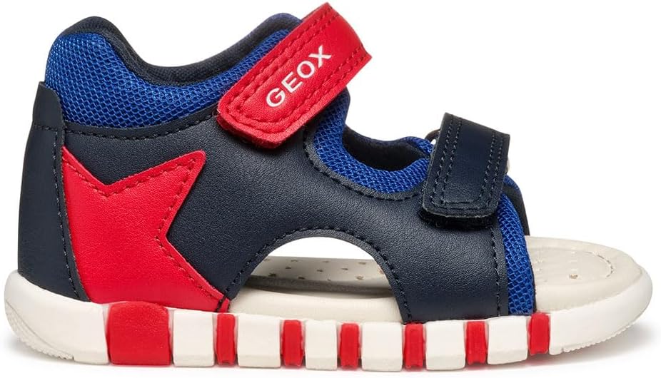 Detalle de Geox Baby-Jungen B Iupidoo Boy Sandal – Atmungsaktiver Begleiter für warme Tage