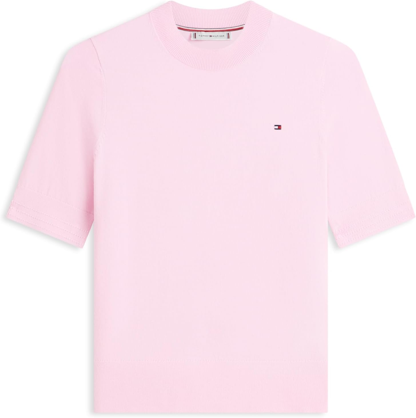 Detalle de Tommy Hilfiger Co Jersey Fine GG C-NK SS SWT Ww0ww49705 Pull-Over Femme (Lot de 1)