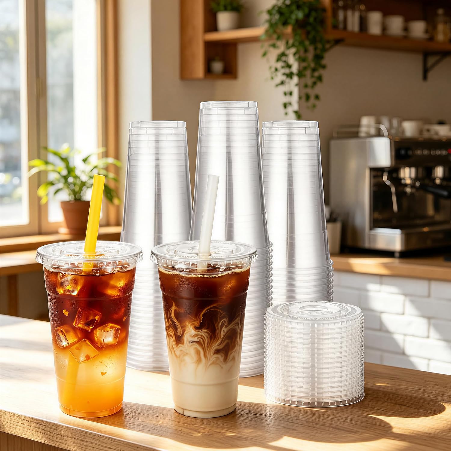 Thumbnail 6 de DI QIU REN DQR-CA-56-24oz-100color wide straw 24 oz Clear Cups