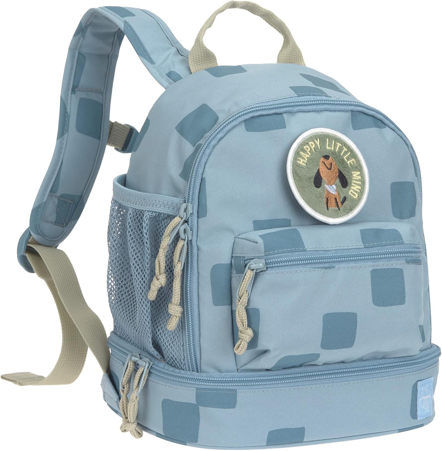 Detalle de LÄSSIG Kinderrucksack mit Brustgurt 6,5L – Adventure Dragonfly, 24,5×15×17 cm