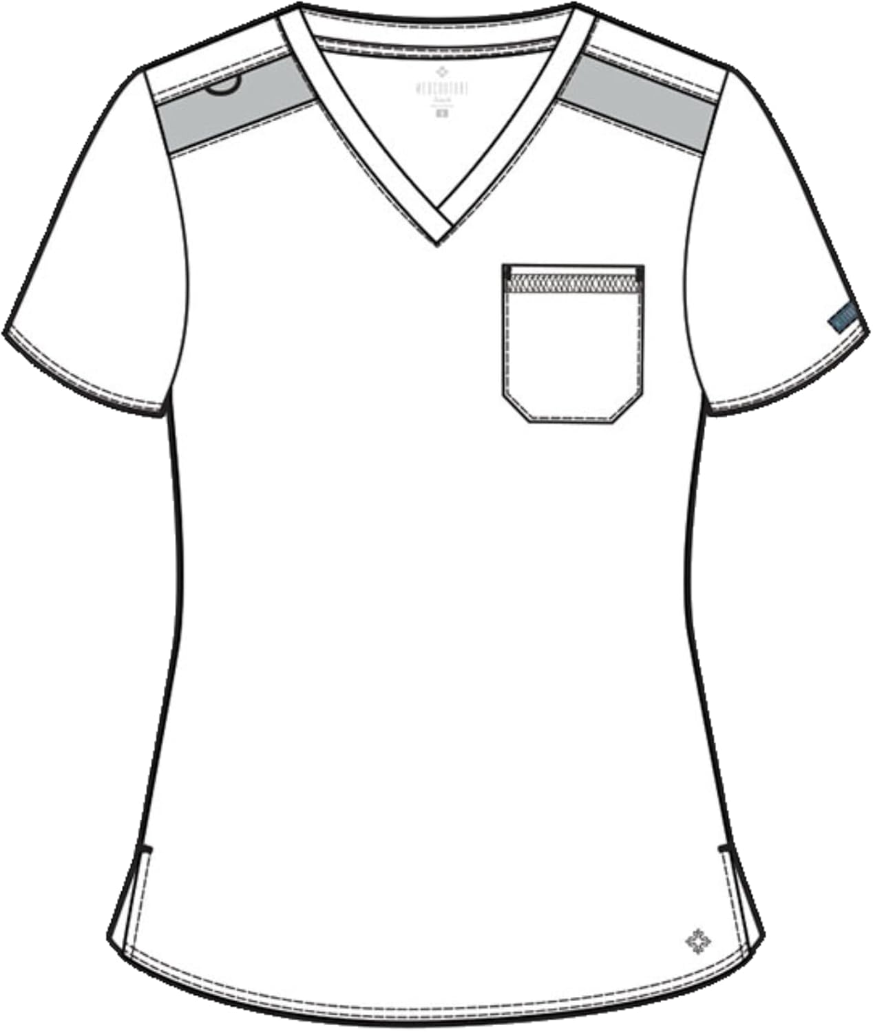 Thumbnail 5 de Med Couture MC7448 V-Neck Scrub Top