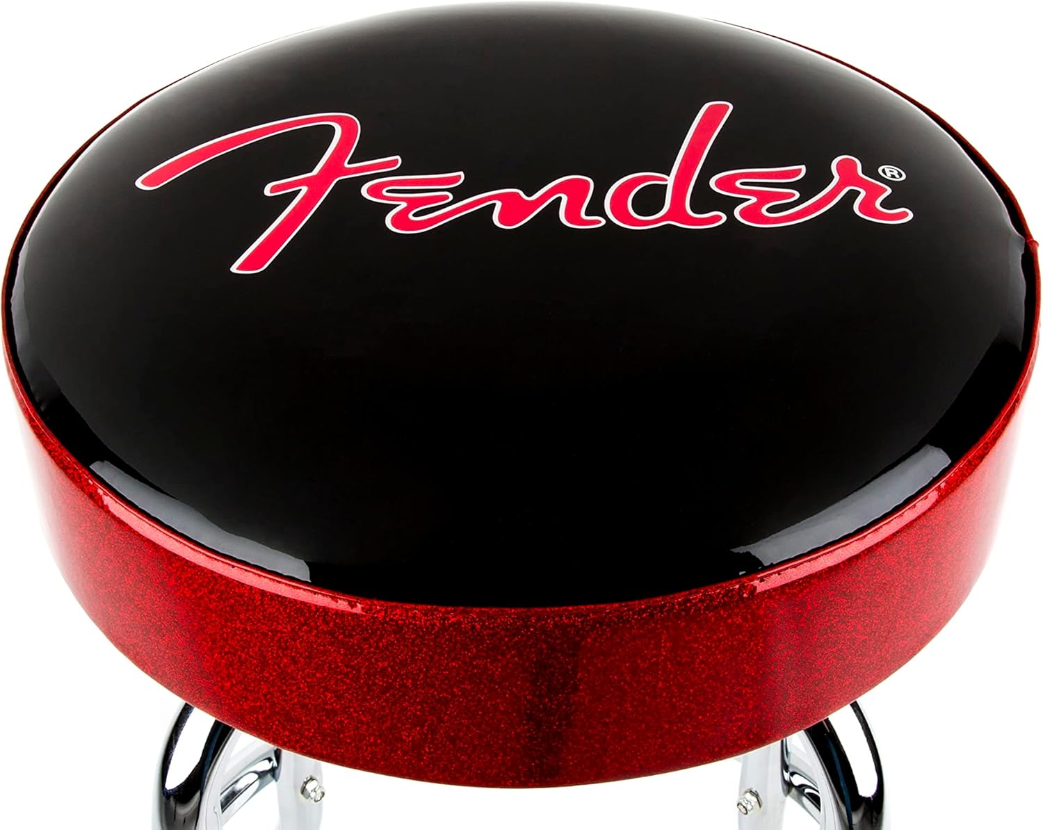 Detalle 2 de Fender Red Sparkle Logo Barstool 24