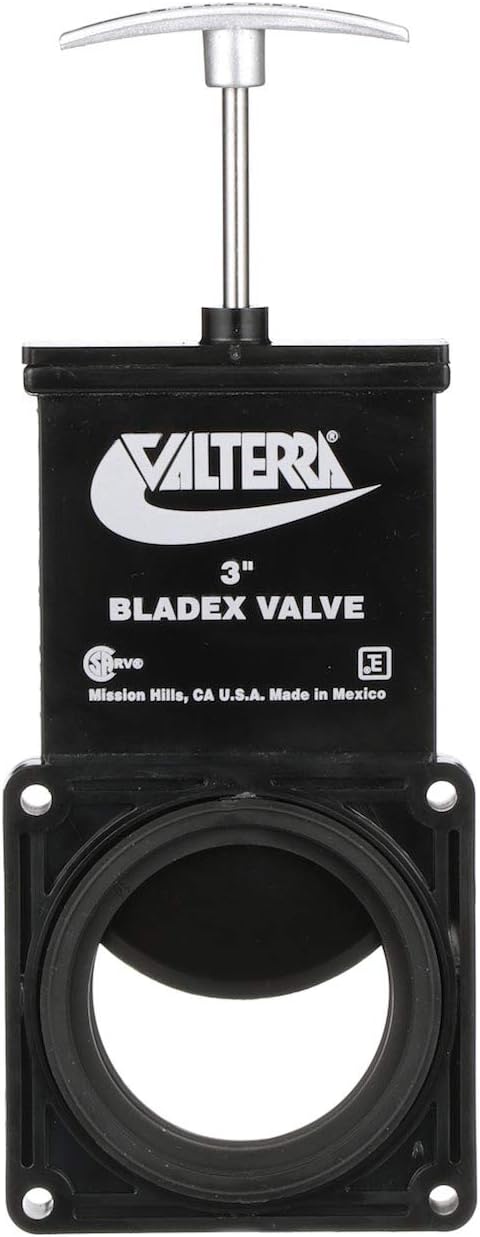 Detalle de Valterra T1003VPM Bladex 3-Inch Waste Valve Body with Metal Handle