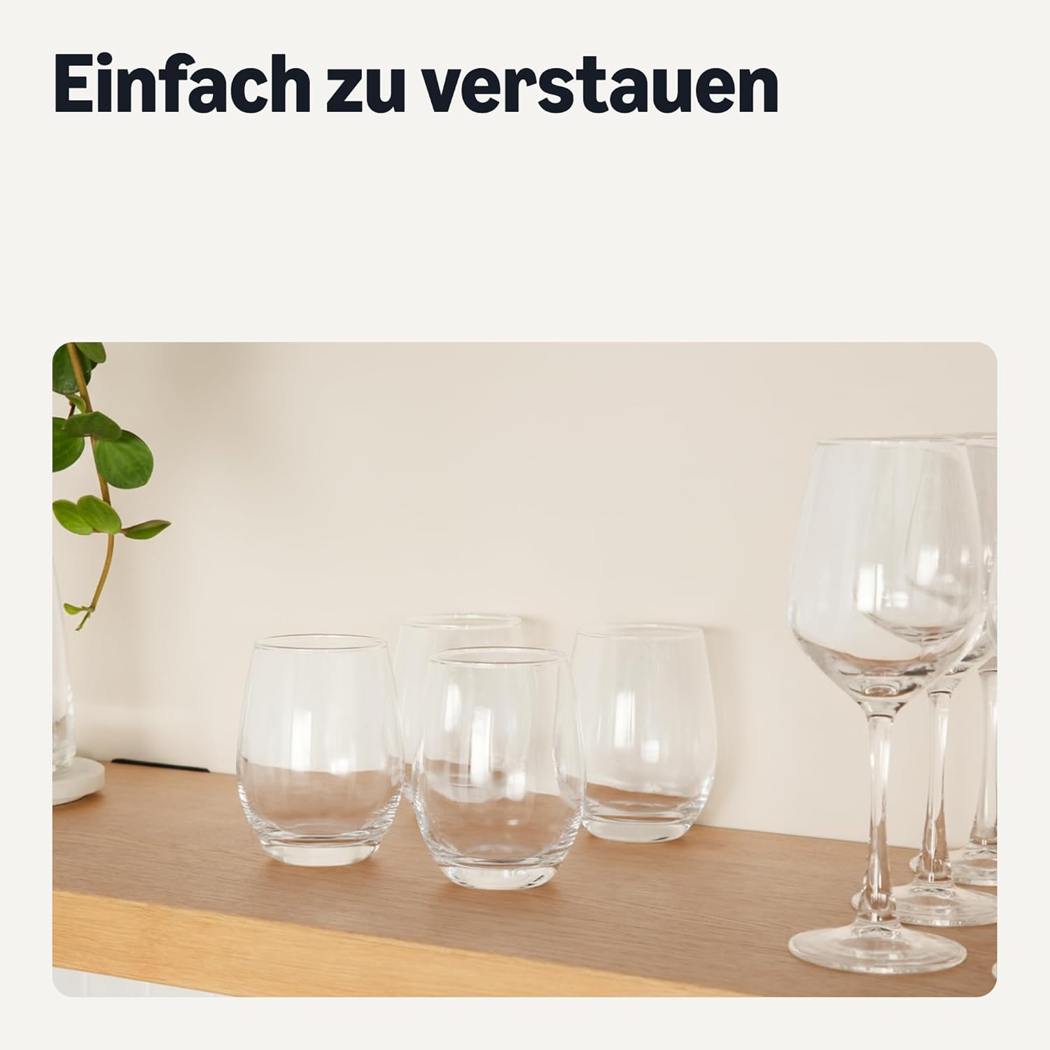 Thumbnail 4 de Amazon Basics Stiellose Rotweingläser 532,2 ml 🍷