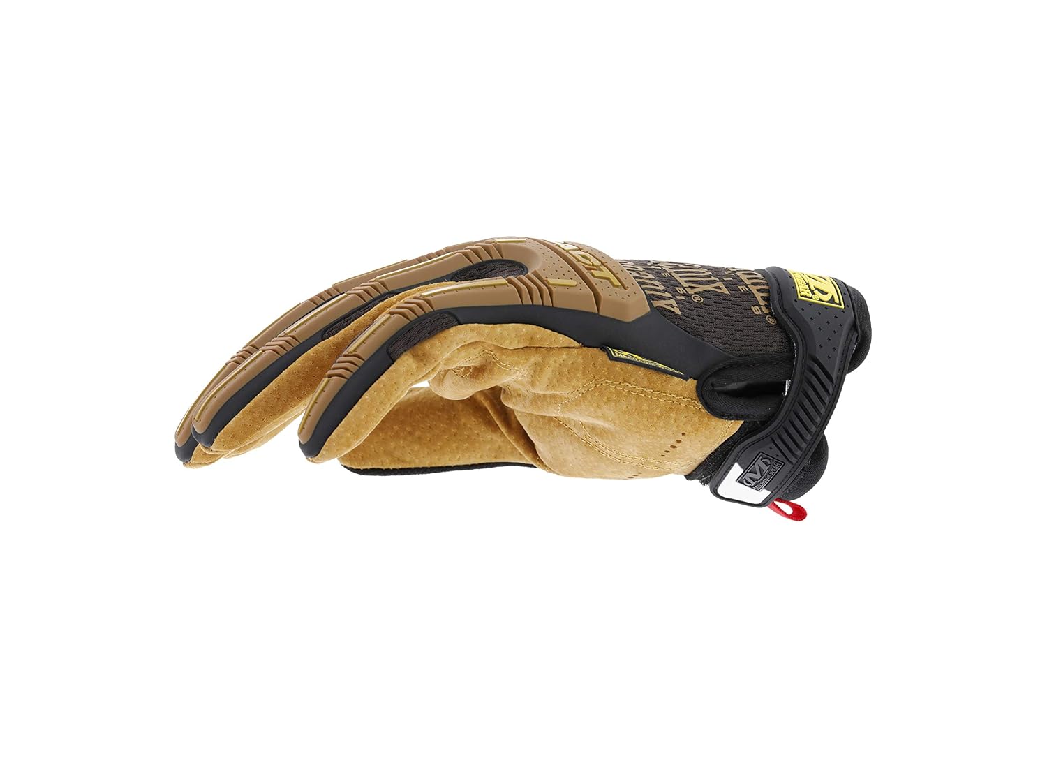 Detalle 2 de Mechanix Wear M-Pact® läderhandskar XL, brun/svart med TPR-skydd