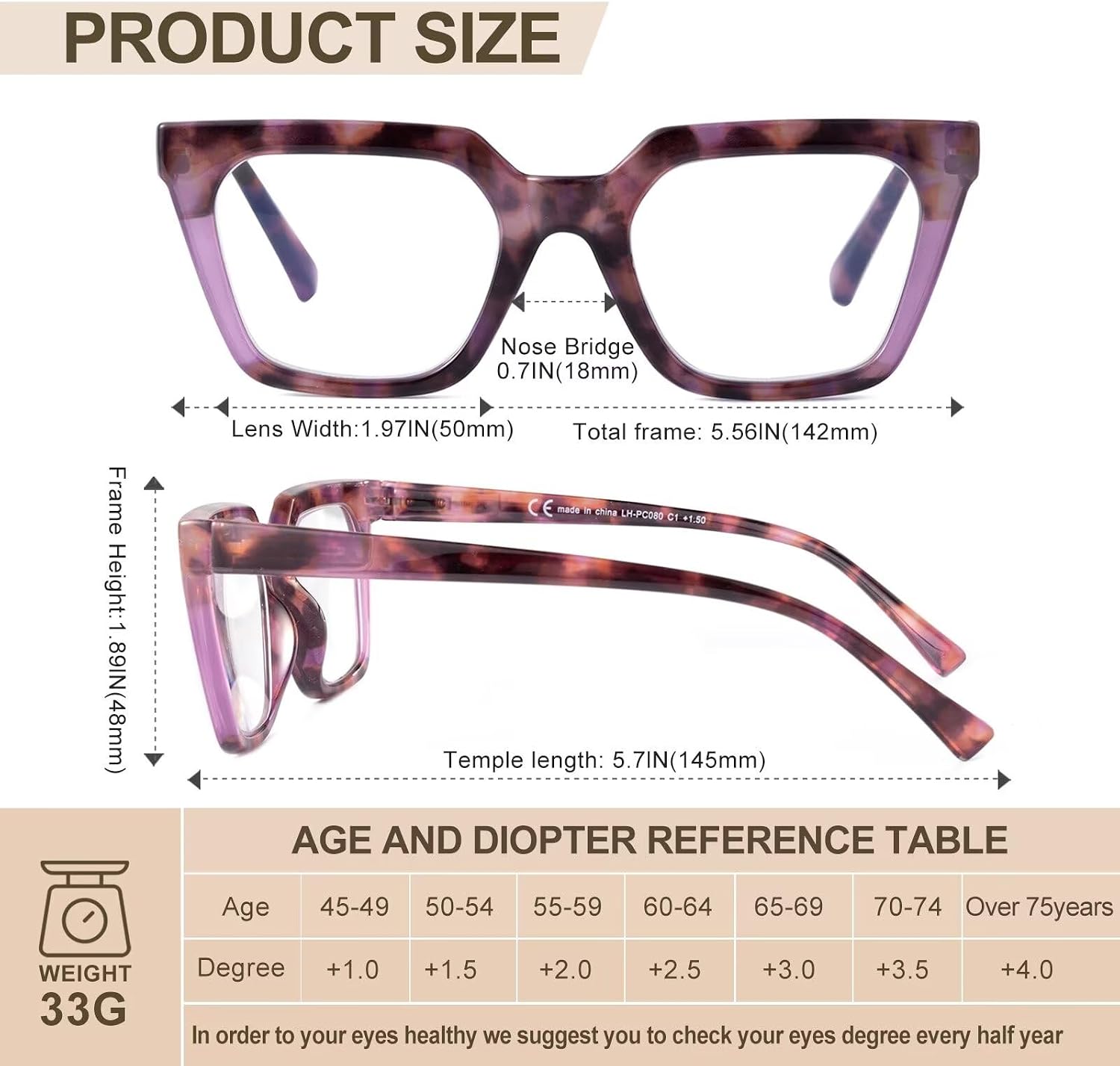 Thumbnail 6 de SKYWAY blue light reading glasses