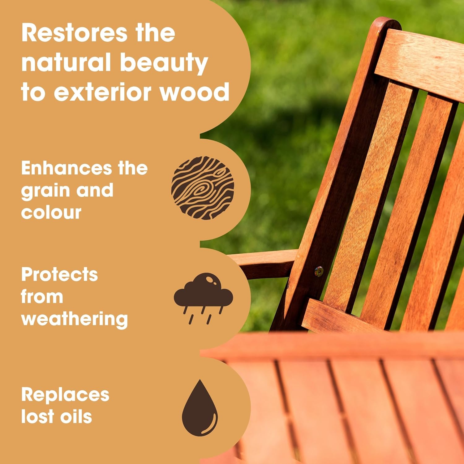 Thumbnail 1 de Furniture Clinic Teak Oil For Wood – 2.5L: Restore & Protect Indoor & Outdoor Furniture