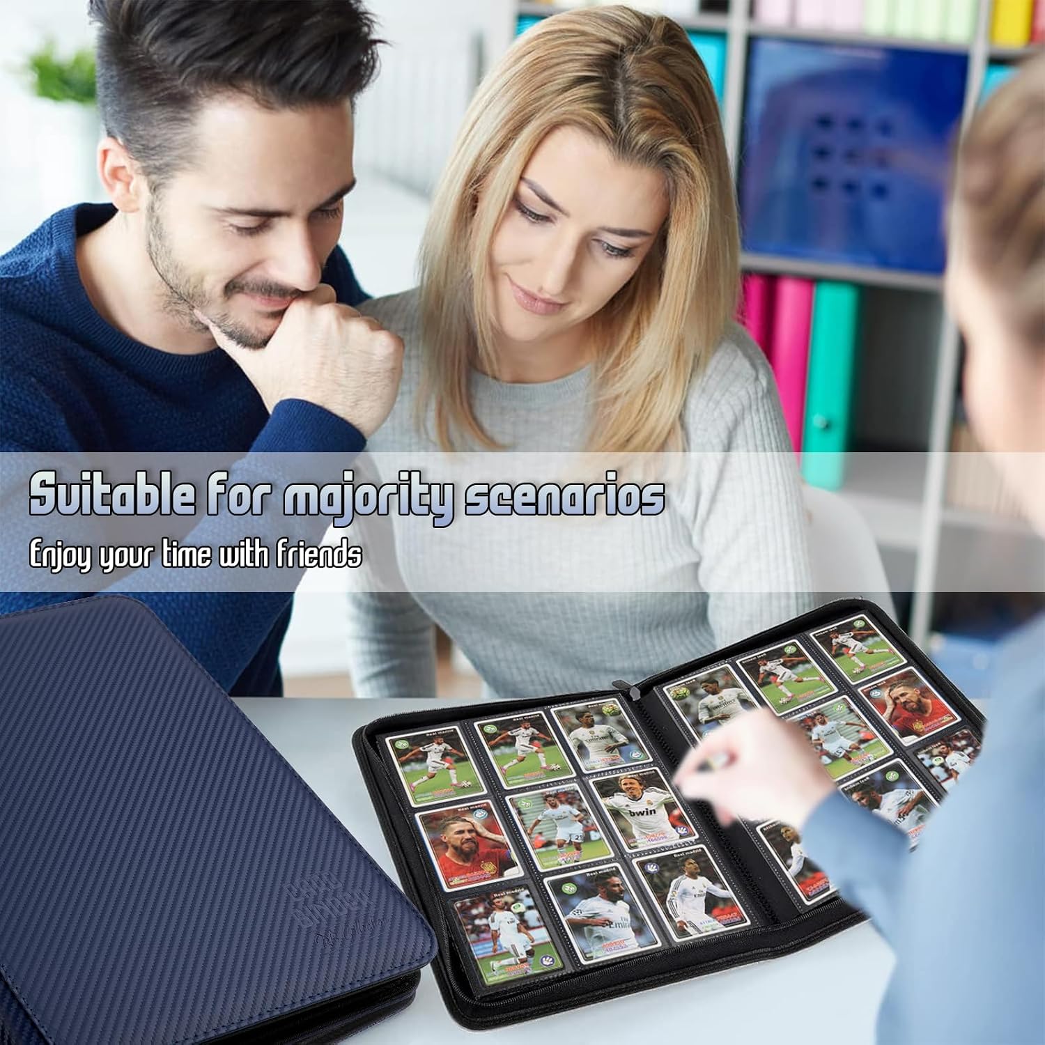 Detalle de Arkeiliy CARD BINDER 1 Trading Card Binder, 540-Pocket Double-Sided PU Album