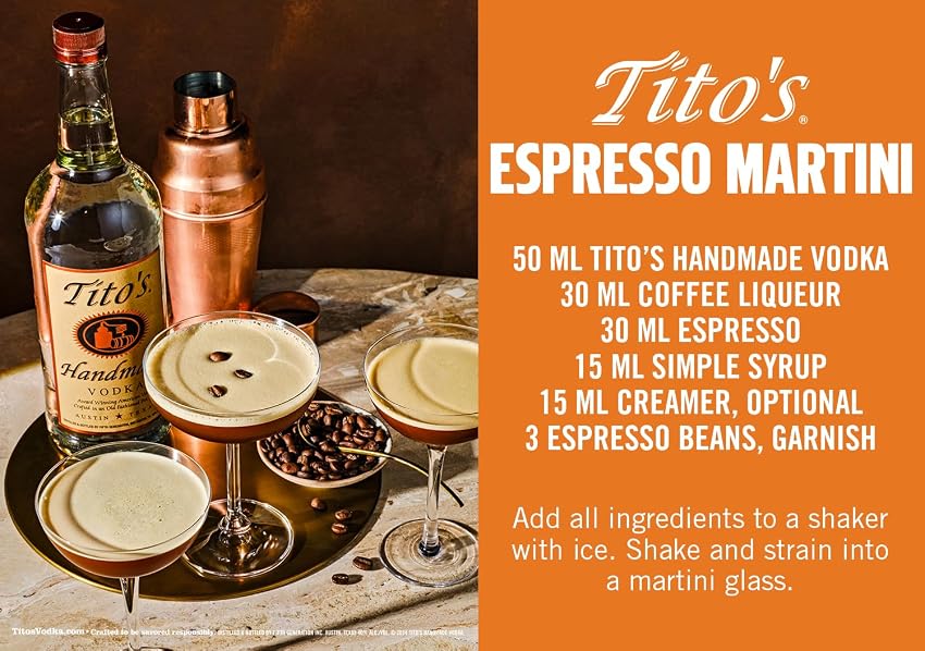 Detalle 2 de Tito’s Handmade Vodka Artesanal 🍸 Sin Gluten 700ml