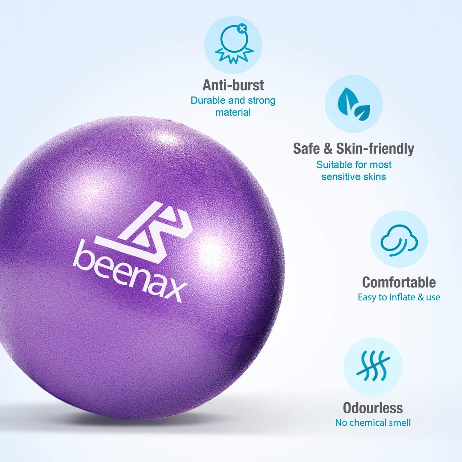 Thumbnail 3 de Beenax 23cm Pilates Ball 9 cm core trainer 🧘♀