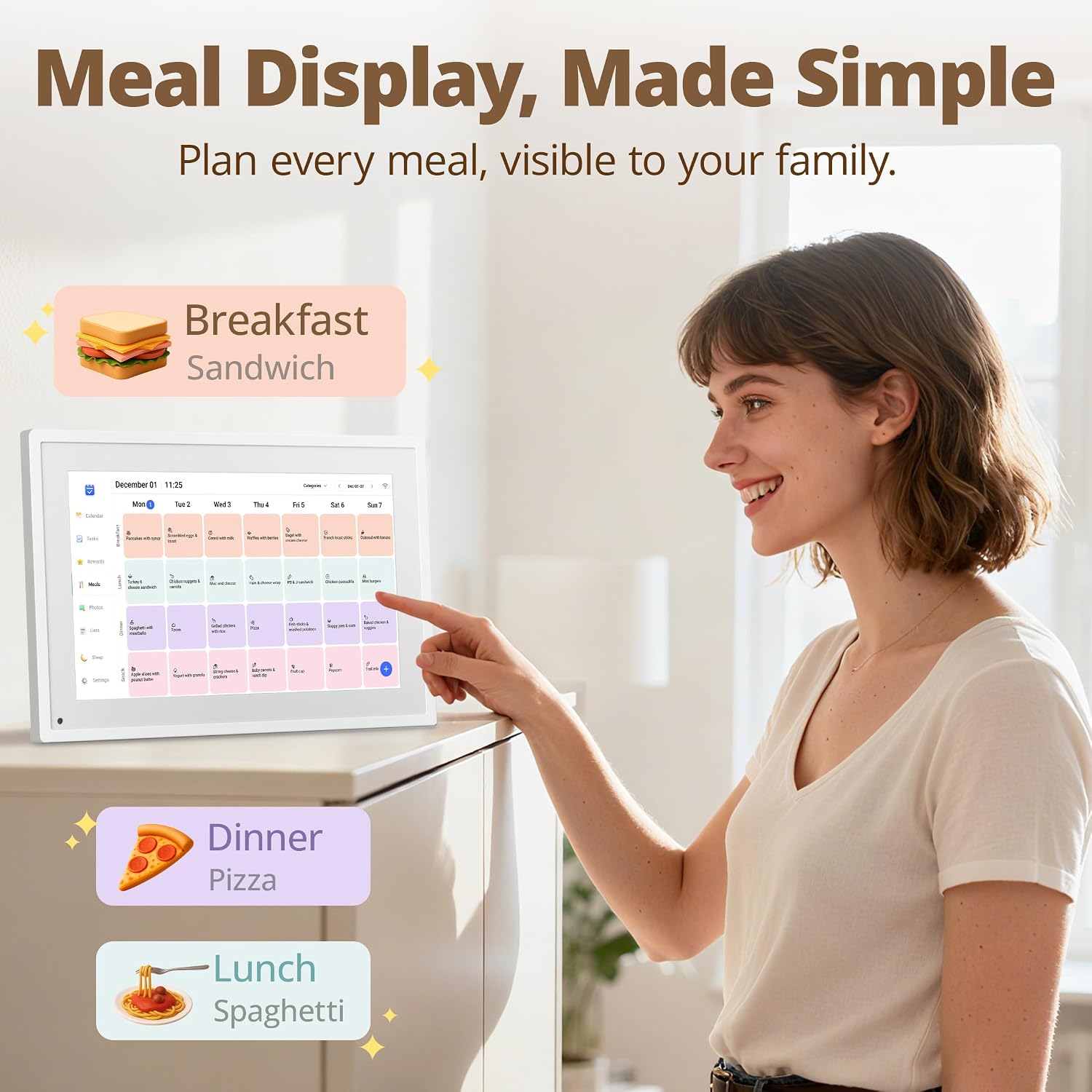Thumbnail 6 de Dragon Touch Calendar 10.1" digital calendar 1080P