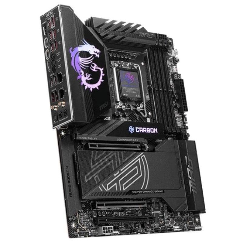 Detalle de MSI MPG Z890 CARBON WIFI Placa base Z890 LGA1851 DDR5 ATX WiFi 7 Thunderbolt 4 RGB